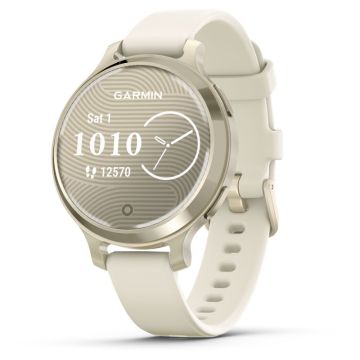 GARMIN Lily 2 Active GPS Lunar Gold med siliconerem