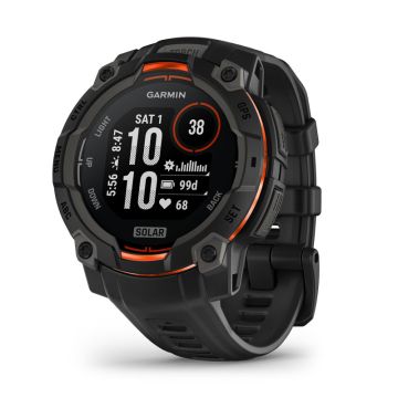 Garmin Instinct 3 Ø45 Solar, black