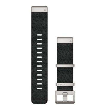 Garmin Jacquardvævet nylonrem – Sort 22 mm QuickFit