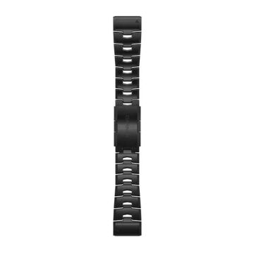 Garmin Ventileret titaniumlænke, Carbon Grey DLC-belægning 26mm QucikFit
