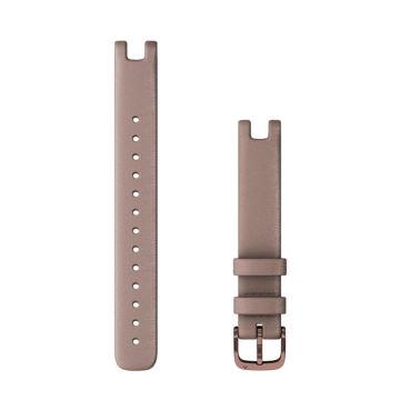 Garmin Lily Urrem (14 mm)  Paloma italiensk læder, Dark Bronze hardware