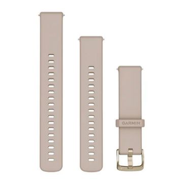 Garmin French Grey, Soft Gold hardware rem 18 mm Quick Release