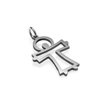 Emquies Holstein Velsignet af en Engel vedhæng i sølv, lille