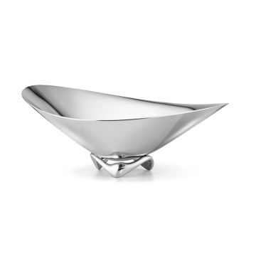 Georg Jensen Koppel Wave Skål  Ø 31 cm i stål