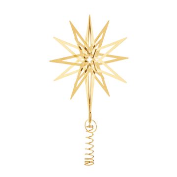 Georg Jensen Topstjerne Lyra mellem, forgyldt - Lev. Start juni 2026