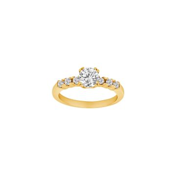 Joanli Nor ElleNor ring i forgyldt med zirkoner