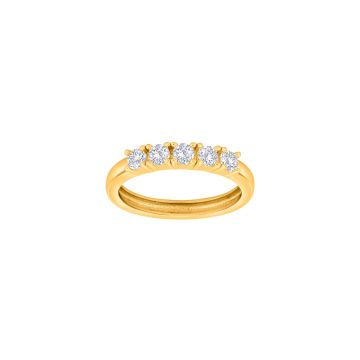 Joanli Nor ObiNor ring i guldbelagt med zirkon