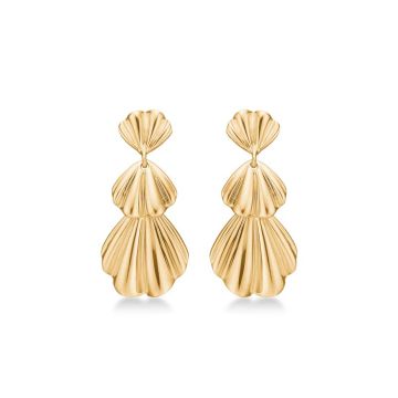 Mads Z Velvet øreringe i 14 karat guld 