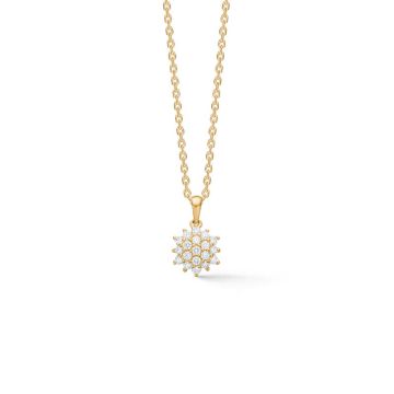 Mads Z Lumière vedhæng i 14 karat guld med diamant - uden kæde