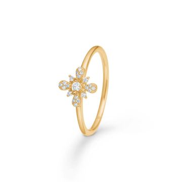 Mads Z Élodie ring i 14 karat guld med diamanter