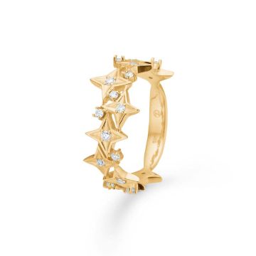 Mads Z Vesper ring i 14 karat guld med diamanter