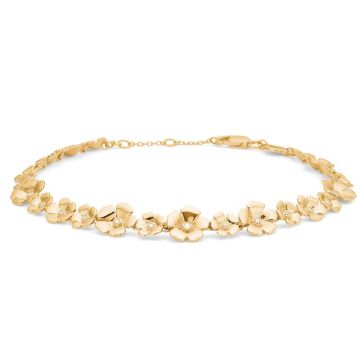 Mads Z Fleur armbånd i 14 kt guld med diamanter