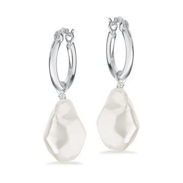 Scrouples øreringe i sølv med barok perler