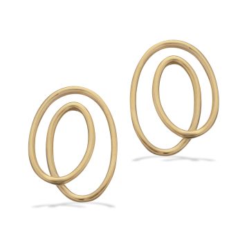 Scrouples øreringe i forgyldt