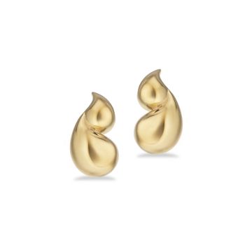 Scrouples dråbe øreringe i forgyldt