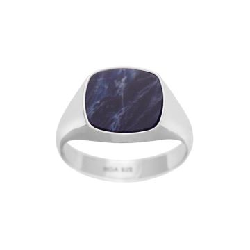 Son of Noa ring i sølv med sodalit