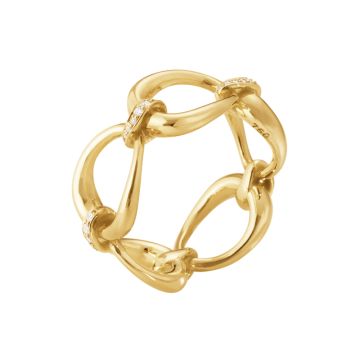 Georg Jensen Offspring 1433C ring i 18kt guld med diamant