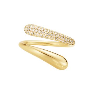 Georg Jensen Mercy ring i 18 kt guld med brillant