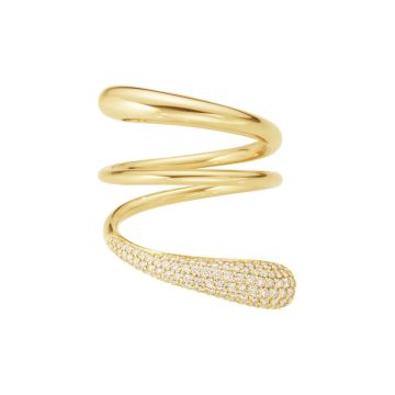 Georg Jensen Mercy ring i 18 kt guld med brillant