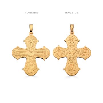 Scrouples Dagmarkors i 14kt guld 21x19 mm