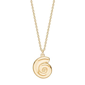 Nordahl Jewellery Sea52 halskæde i forgyldt med sneglehus