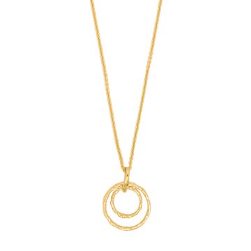 Nordahl Jewellery Happy52 halskæde i forgyldt sølv