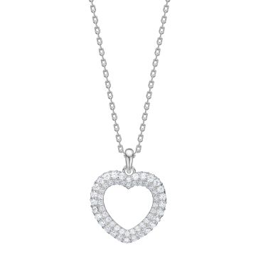 Joanli Nor PaulaNor halskæde i sølv med cubic zirkonia