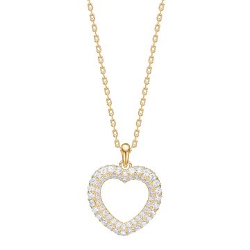 Joanli Nor PaulaNor halskæde i forgyldt med cubic zirkonia