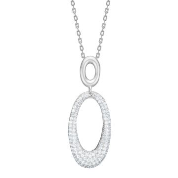 Joanli Nor ParisaNor halskæde i sølv med cubic zirkonia