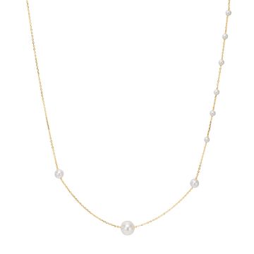 Joanli Nor RachelNor halskæde i guldbelagt med cubic zirkonia