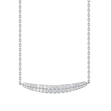 Joanli Nor RunaNor halskæde i sølv med cubic zirkonia