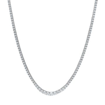 Joanli Nor RikkeNor halskæde i sølv med cubic zirkonia