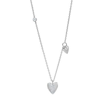 Joanli Nor RisaNor halskæde i sølv med cubic zirkonia