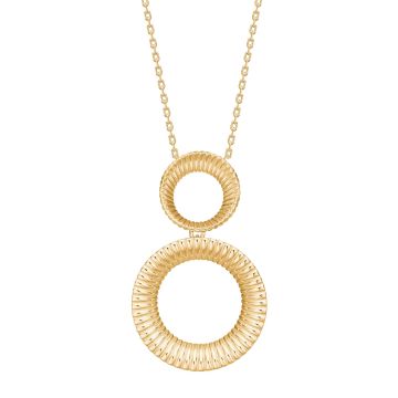 Nordahl Jewellery Energy52 halskæde i forgyldt