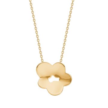 Nordahl Jewellery Bloom52 halskæde i guldbelagt