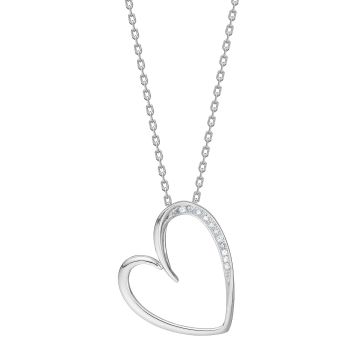 Joanli Nor PennyNor halskæde i sølv med cubic zirkonia