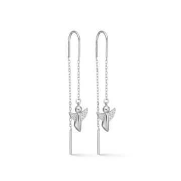 Mads Z Me & My Angel øreringe i sølv 