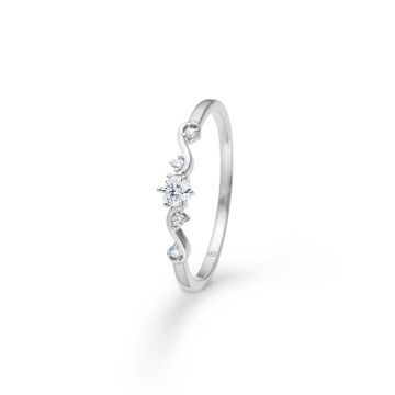 Mads Z Isaline ring i sølv med topas