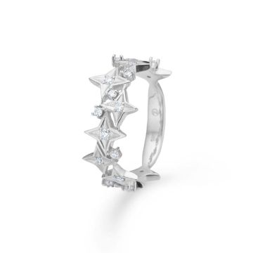 Mads Z Vesper ring i sølv med topas