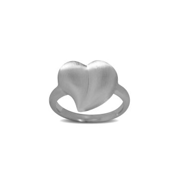 Blossom Copenhagen Love and Joy Chunky heart ring i sølv 