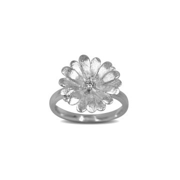 Blossom Copenhagen Love and Joy marguerit ring i sølv 