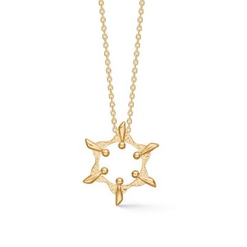 Mads Z Me & my angel halskæde i guldbelagt 