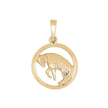 Siersbøl 8kt. vedhæng VÆDDEREN 15mm