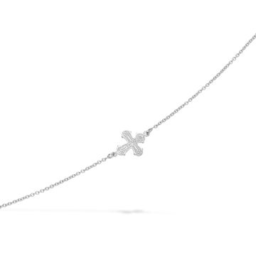 Scrouples armbånd i sølv med dagmarkors