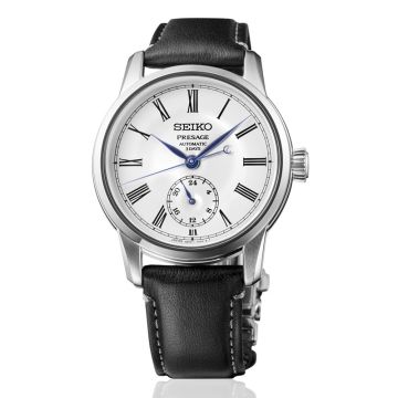 Seiko Presage Automatic Craftsmanship herreur med rem i stål med lys skive - Ø40