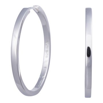 Siersbøl sølv creol 40 mm