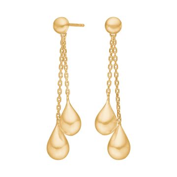 Nordahl Jewellery Drops52 øreringe i guldbelagt