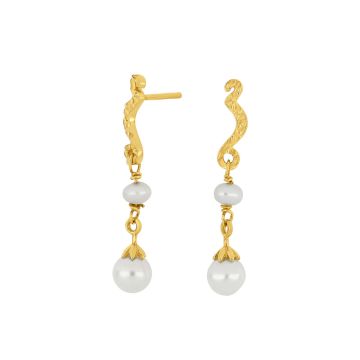 Nordahl Jewellery Space52 ørehængere i forgmed perle