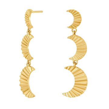 Nordahl Actor52 øreringe i guldbelagt