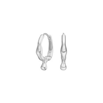 Nordahl Jewellery Fluid52 øreringe i sølv